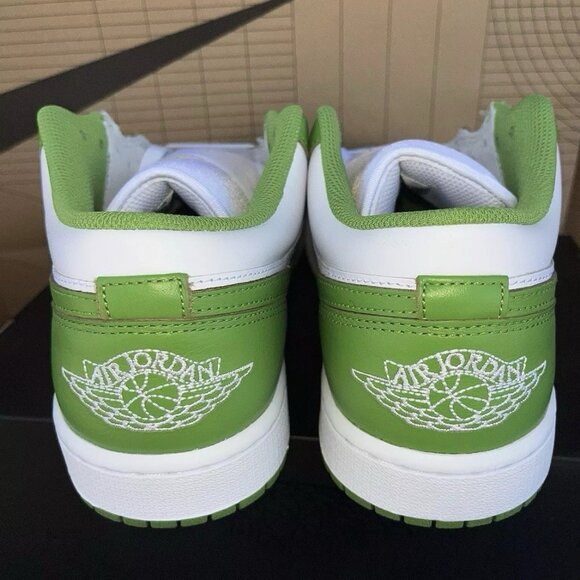 NEW Nike Air Jordan 1 Low SE White Chlorophyll Lightning HF4823-100 Size 12 - Picture 4 of 6